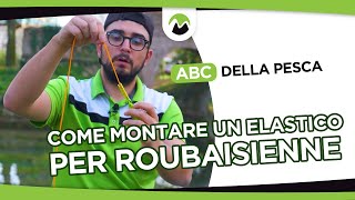 Come MONTARE un ELASTICO per ROUBAISIENNE  ABC della Pesca [upl. by Kursh]