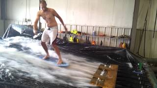 Home made flowrider in use [upl. by Atener]