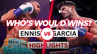 Who would win a fight Ryan Garcia or Joran boots Ennis boxing trending vs [upl. by Nosyarg]