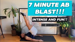 7 Minute Ab Blast No Weights [upl. by Jaeger]