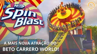 Spin Blast  Beto Carrero World 2024 [upl. by Bodwell]