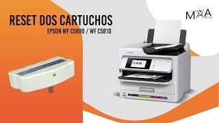 Reset dos cartuchos WF C5890  WF C5810  bulkink padrão Mxa Print [upl. by Jessy]