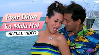 Pyar Dilon Ka Mela Hai  4K Video  Dulhan Hum Le Jaayenge  Salman Karisma  AlkaYagnik SonuNigam [upl. by Ennelram]