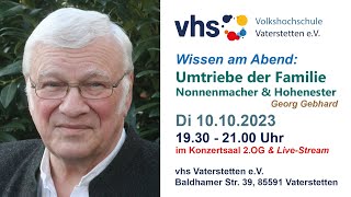 Wissen am Abend Umtriebe der Familie Nonnenmacher und Hohenester [upl. by Bolten]