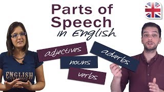 9 Parts of Speech in English  English Grammar Lesson [upl. by Ytomit139]