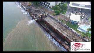 Storm Surge Barrier in Tacloban Philippines [upl. by Atiuqes]