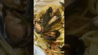 Spaghetti clams wonderful taste of the sea delicious shortcooking trending foryou [upl. by Mancino404]