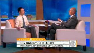 Jim Parsons quotBig Bangquot  The Early Show  October 12th 2010 [upl. by Haldan]