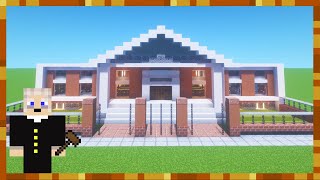 Minecraft Tutorial How To Make A Court House quot2021 City Buildquot [upl. by Isidoro680]