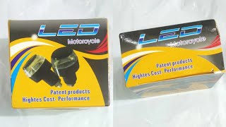 Motorcycle Handlebar End Light 🚨 unboxing [upl. by Yssirk]