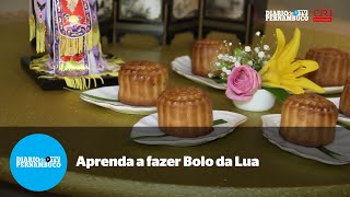 Aprendendo a fazer bolo da lua sobremesa tradicional chinesa [upl. by Davenport]