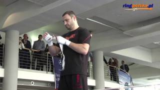 Vitali Klitschko Media Workout [upl. by Suzie]