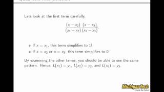 Lagrange Interpolation [upl. by O'Rourke]