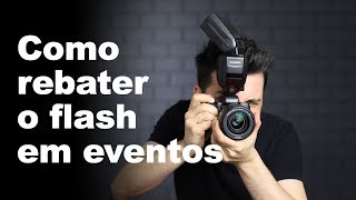 COMO REBATER O FLASH EM EVENTOS [upl. by Llewen]