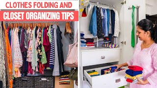 Clothes Folding and Closet Organizing Tips for Family  How to Keep Closets Always Neat and Tidy [upl. by Hanni754]