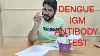 DENGUE IGM ANTIBODY TEST BY ELISA [upl. by Iddet672]