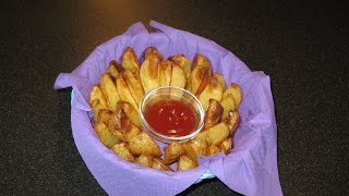 Potato wedges Potatoes in the oven Roll with meat recipe Yeast dough [upl. by Wareing660]