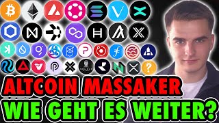 Altcoins Wie lange kommt das noch gut 🫤  Das grosse BLUTBAD 😑 [upl. by Aynosal]