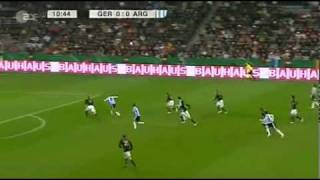 03032010 Germany 01 Argentina Highlights [upl. by Bascio]