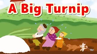 絵本 英語朗読 読み聞かせ 字幕付き｜A Big Turnip／大きなかぶ【Japanese Fairy Tales in English】 [upl. by Demmer]