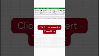 Create a Timeline in MS Excel [upl. by Lurette]