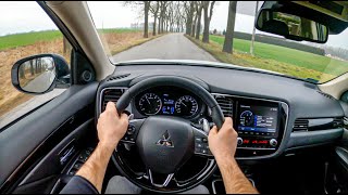 Mitsubishi Outlander III 2020  4K POV Test Drive 425 Joe Black [upl. by Atinna]