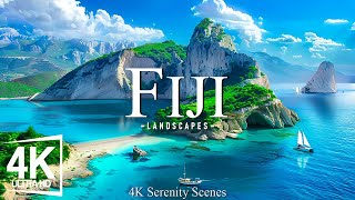 4K Fiji  Discovering the Turquoise Waters Lush Islands of the South Pacific Paradise [upl. by Hoo]