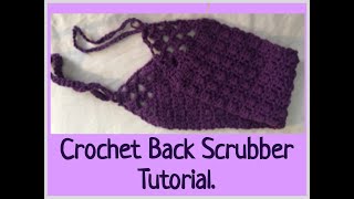 Crochet Back Scrubber [upl. by Stanley402]