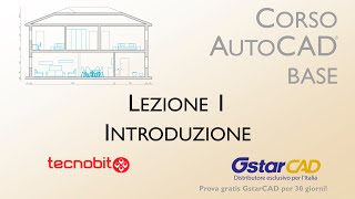 Corso AutoCAD Base Lezione 1 Introduzione [upl. by Reidar]