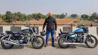 Meteor 350 vs Honda Highness CB350 Real World Performance Test [upl. by Reh111]