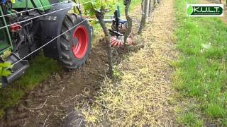 KULT Fingerhacke im Weinbau KULT finger weeder in vineyards [upl. by Arries]