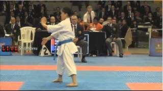 PKF Female Kata FINAL 2014  Maria Dimitrova vs Sakura Kokumai [upl. by Eanod]