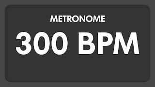 300 BPM  Metronome [upl. by Eidnam]