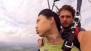 Skydiving Accident Capturing the Entire Fatal Fall Mistaking Camera Gear for a Parachute [upl. by Mick]