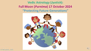 Vedic Astrology Jyotish Full Moon Purnima on 17 October 2024 [upl. by Eceinert]