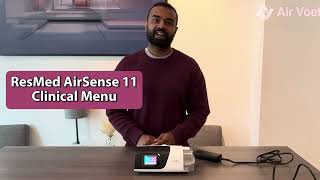 ResMed AirSense 11  How to enter Clinical Menu and change pressure and adjust settings [upl. by Sloan]