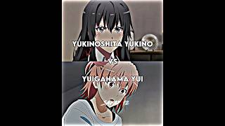 Yukino vs Yui  Oregairu Ova anime animeedit shorts viral [upl. by Bridges]