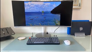 Samsung CJ791 Thunderbolt Monitor UnboxingReview [upl. by Yalc]