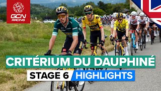 First High Mountain Test  Critérium Du Dauphiné 2023 Highlights  Stage 6 [upl. by Bigner]