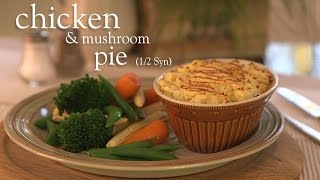 Slimming World chicken and mushroom pie recipe  ½ Syn per serving [upl. by Jaclin]