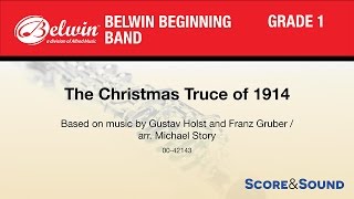 The Christmas Truce of 1914 arr Michael Story  Score amp Sound [upl. by Llenral]