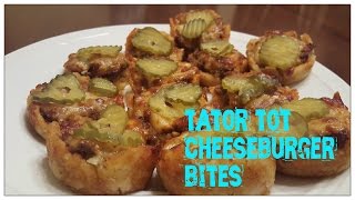 Tricias Creations Tater Tot Cheeseburger Bites [upl. by Odlamur297]