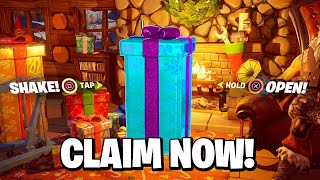 How to OPEN 15th SECRET PRESENT in Fortnite Winterfest Last Winterfest Present [upl. by Tore835]