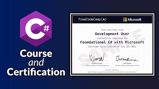 Free Foundational C Certification from Microsoft – Full Course [upl. by Biddie]