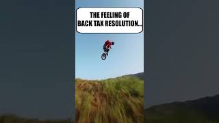 Back Taxes Takeoff The Ultimate Financial Freedom Stunt wins dirtbikes [upl. by Gulgee885]