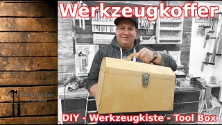 Werkzeugkoffer selbst gebaut  Werkzeugkiste  DIY Projekt [upl. by Kirit]