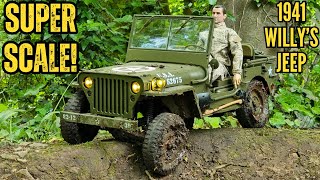 The BEST 16 RC Jeep  ROCHobby 1941 Willys Jeep MB Scaler [upl. by Llehsor960]