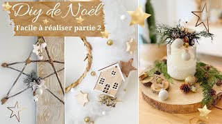 DIY de Noël ⭐️ ⇾ facile à réaliser ☞💰petit budget ✨🎄🌟 partie 2✌🏼 [upl. by Vasyuta]