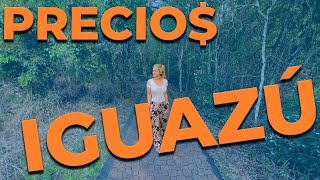 PRECIOS PARA VIAJAR A IGUAZU 🤑 A visitar las Cataratas [upl. by Tavey]