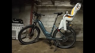 Installing Topeak Child Seat on Aventon Level 2 Commuter EBike [upl. by Ane]